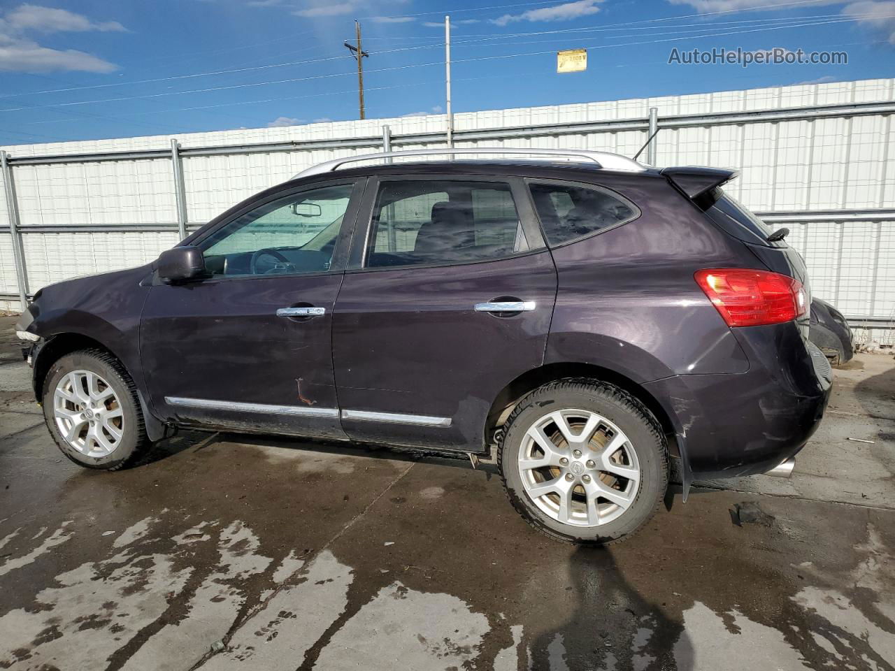 2012 Nissan Rogue S Purple vin: JN8AS5MV3CW400853