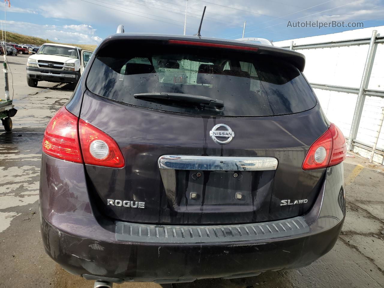 2012 Nissan Rogue S Purple vin: JN8AS5MV3CW400853