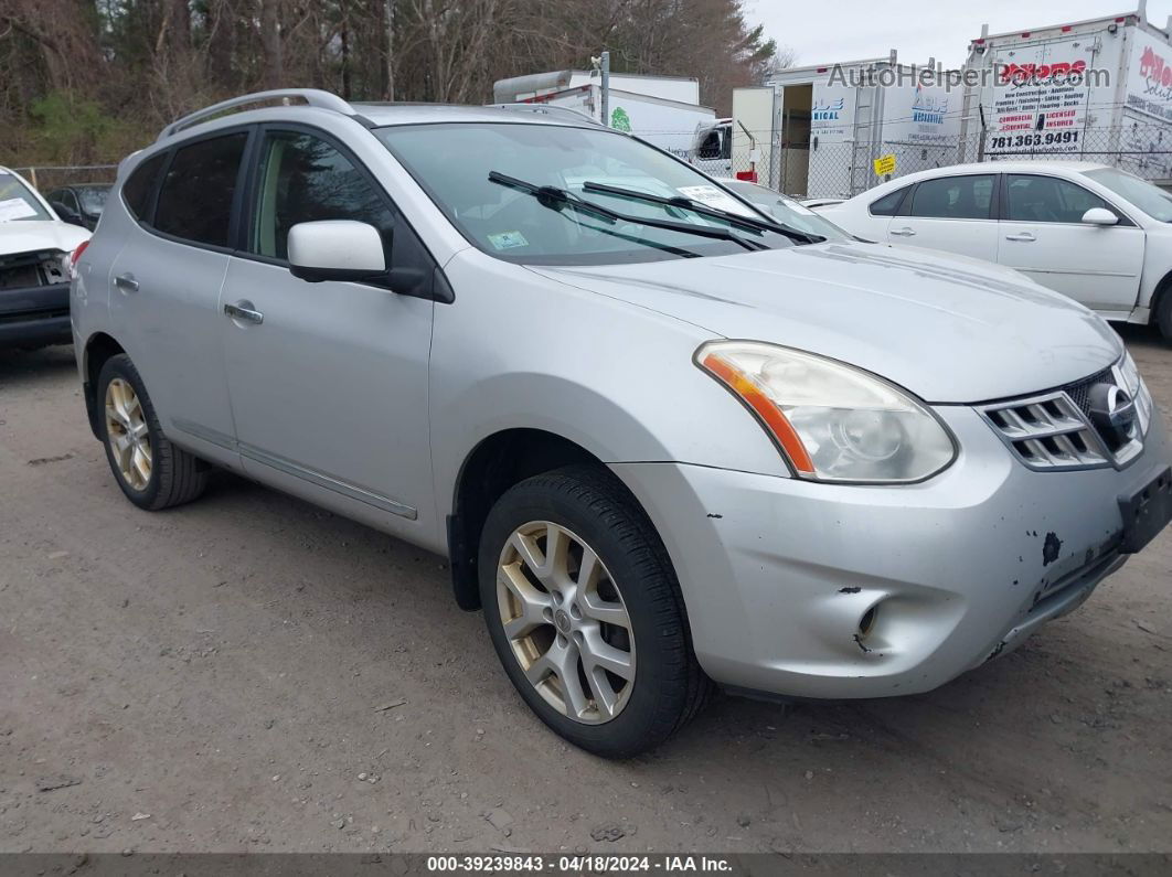 2012 Nissan Rogue Sv W/sl Pkg Silver vin: JN8AS5MV3CW403333