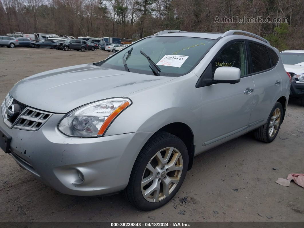 2012 Nissan Rogue Sv W/sl Pkg Silver vin: JN8AS5MV3CW403333