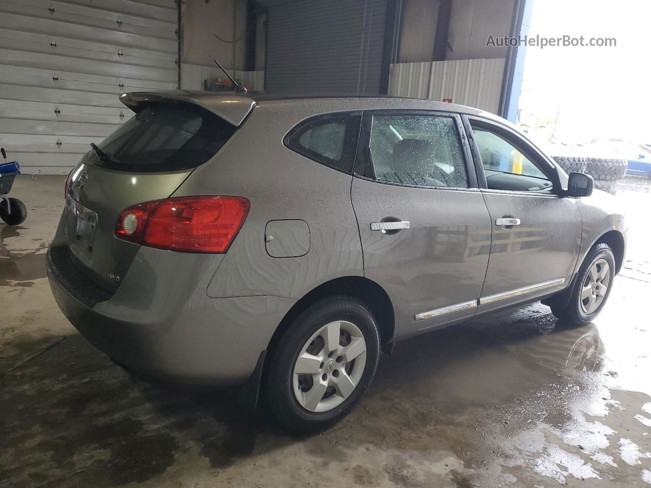 2012 Nissan Rogue S Beige vin: JN8AS5MV3CW407060