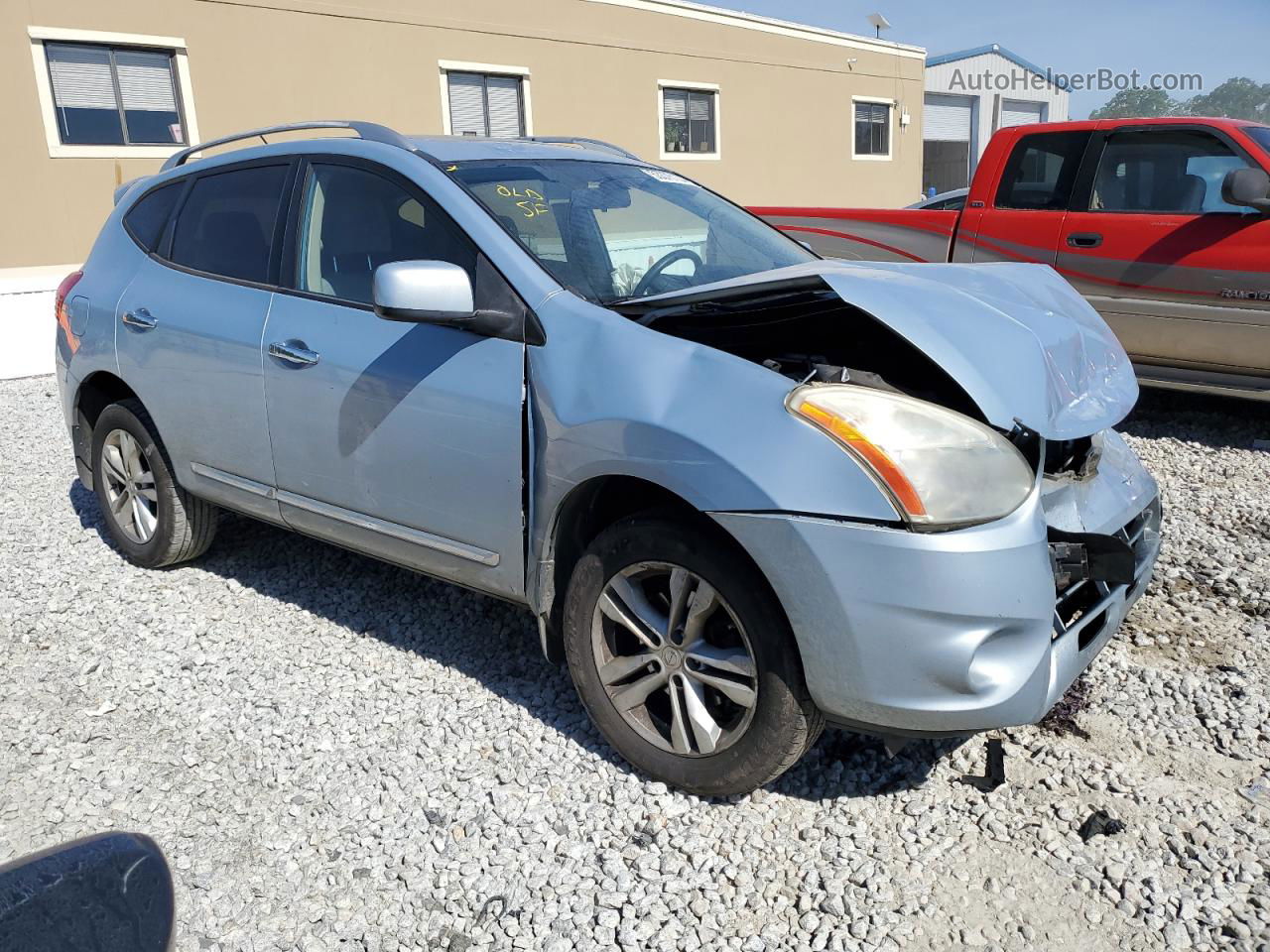 2012 Nissan Rogue S Teal vin: JN8AS5MV3CW410606