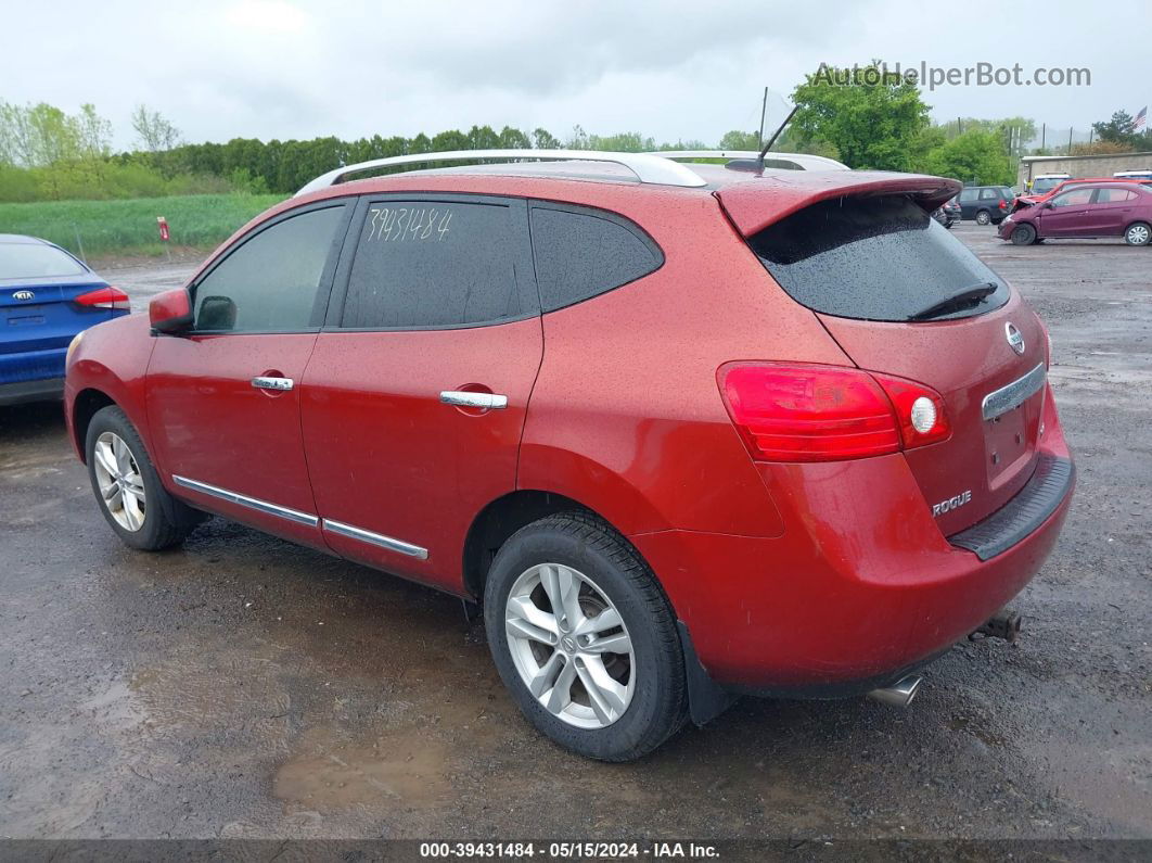 2012 Nissan Rogue Sv Red vin: JN8AS5MV3CW420567