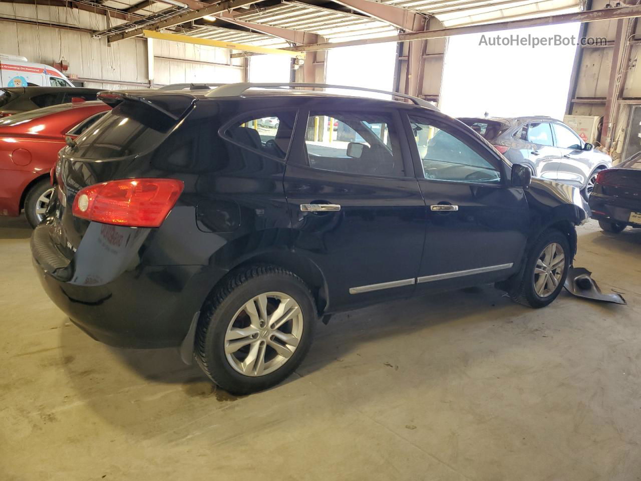 2012 Nissan Rogue S Black vin: JN8AS5MV3CW701770