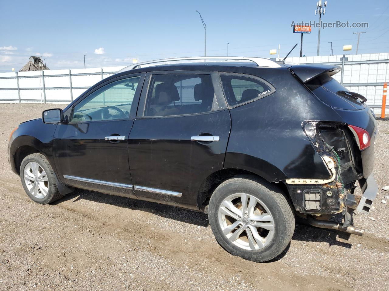 2012 Nissan Rogue S Black vin: JN8AS5MV3CW702045