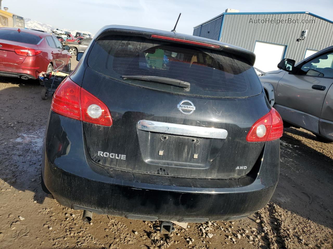 2012 Nissan Rogue S Черный vin: JN8AS5MV3CW703924