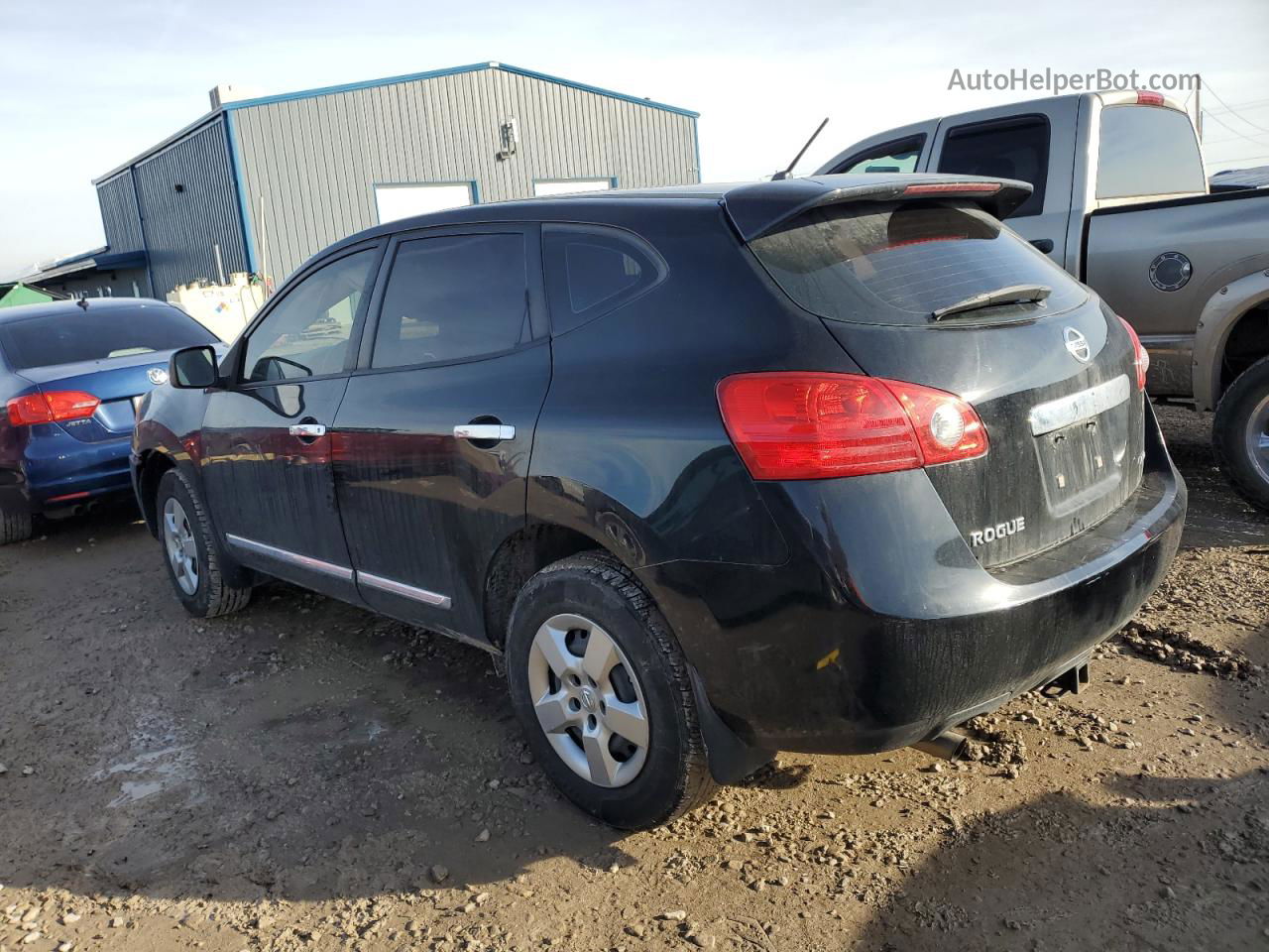 2012 Nissan Rogue S Черный vin: JN8AS5MV3CW703924