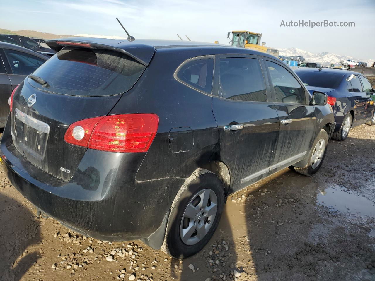 2012 Nissan Rogue S Black vin: JN8AS5MV3CW703924