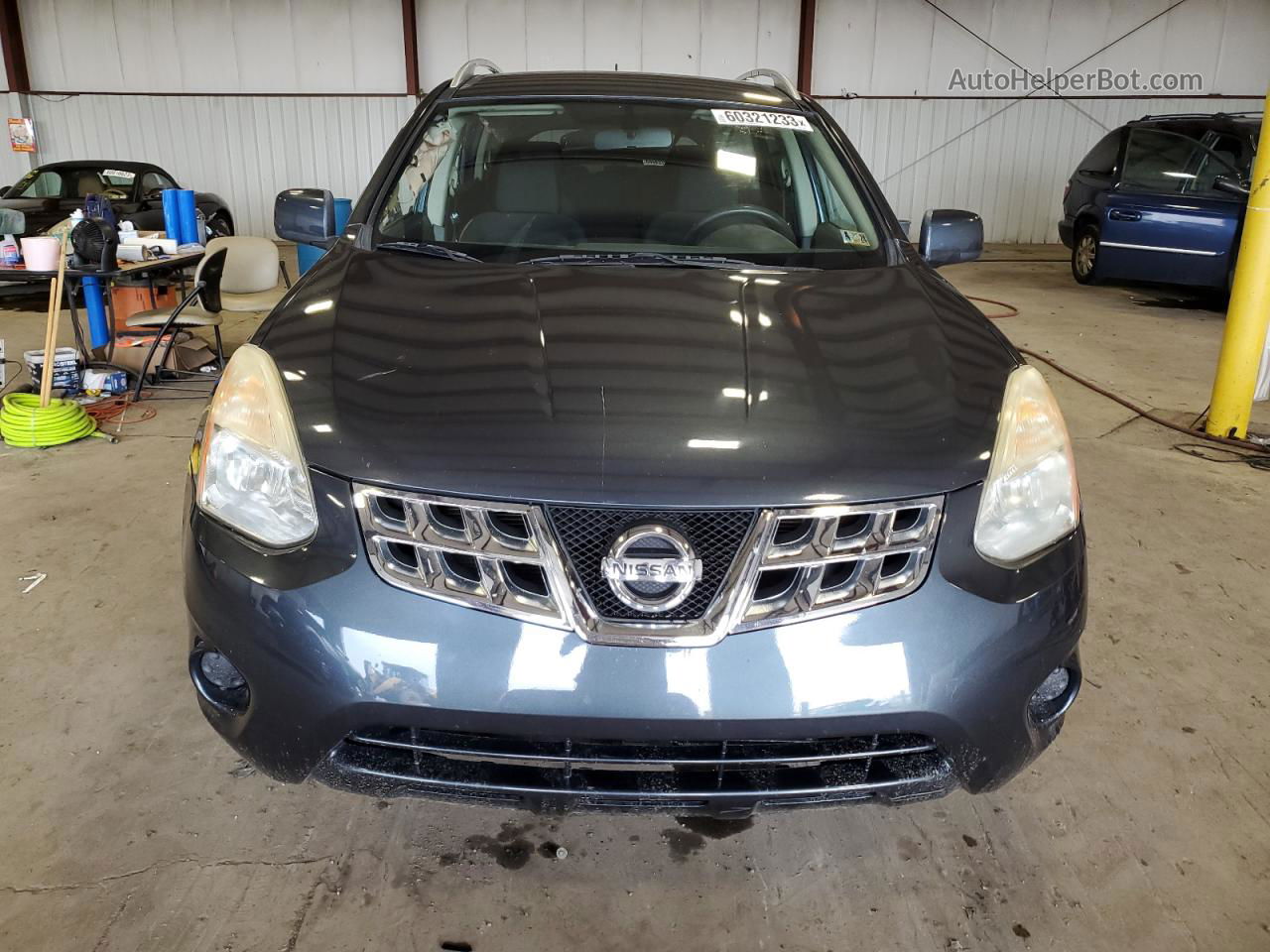 2012 Nissan Rogue S Синий vin: JN8AS5MV3CW709612