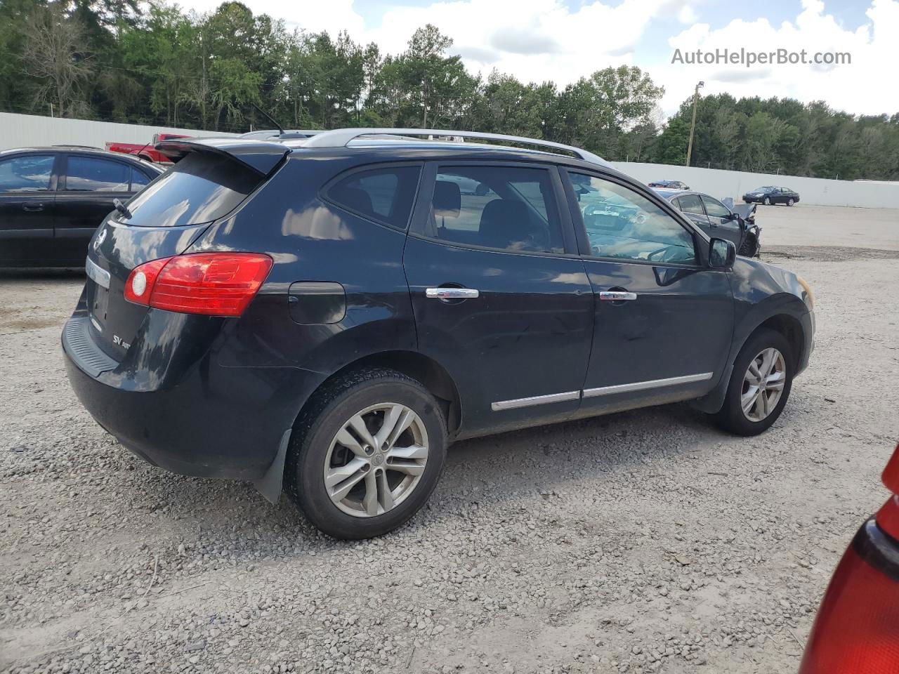 2012 Nissan Rogue S Black vin: JN8AS5MV3CW717645