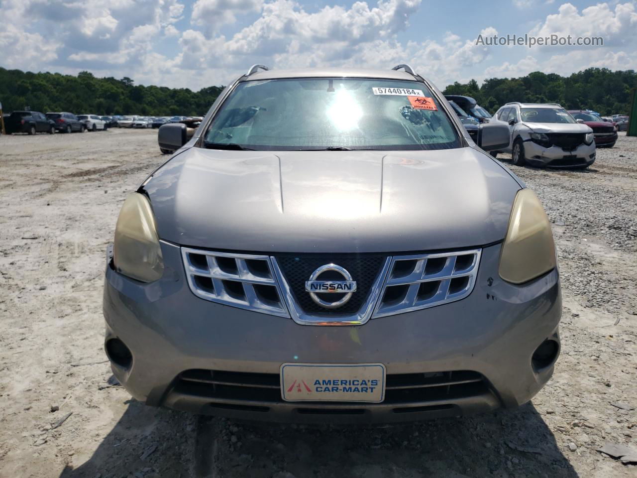 2012 Nissan Rogue S Gray vin: JN8AS5MV4CW357026