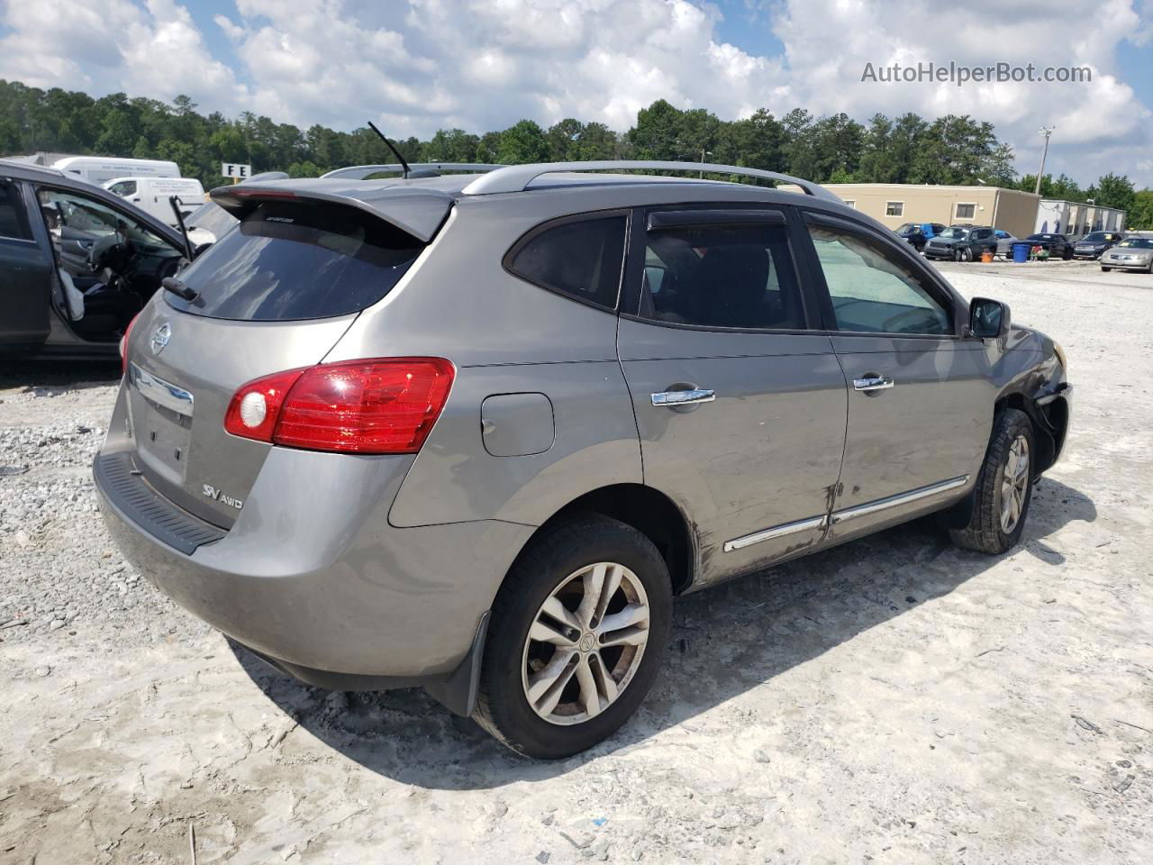 2012 Nissan Rogue S Gray vin: JN8AS5MV4CW357026