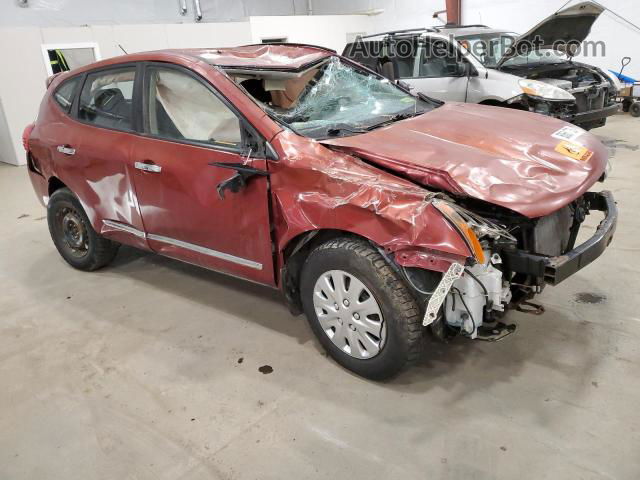 2012 Nissan Rogue S Burgundy vin: JN8AS5MV4CW357818