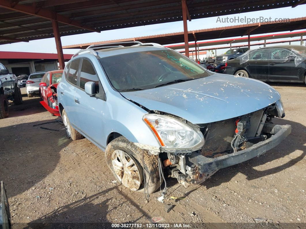 2012 Nissan Rogue Sv Light Blue vin: JN8AS5MV4CW366115