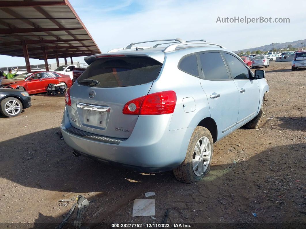 2012 Nissan Rogue Sv Light Blue vin: JN8AS5MV4CW366115