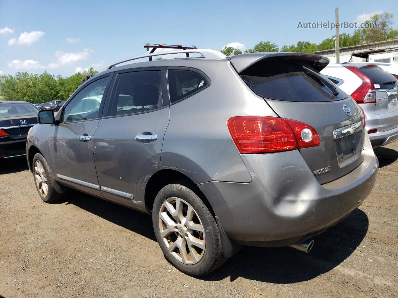 2012 Nissan Rogue S Gray vin: JN8AS5MV4CW370990