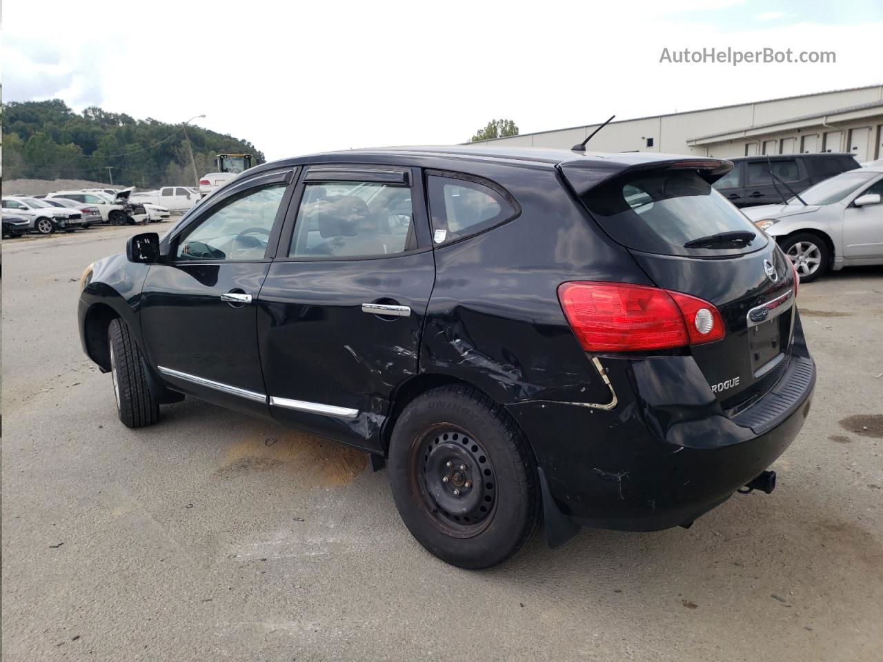 2012 Nissan Rogue S Black vin: JN8AS5MV4CW372805