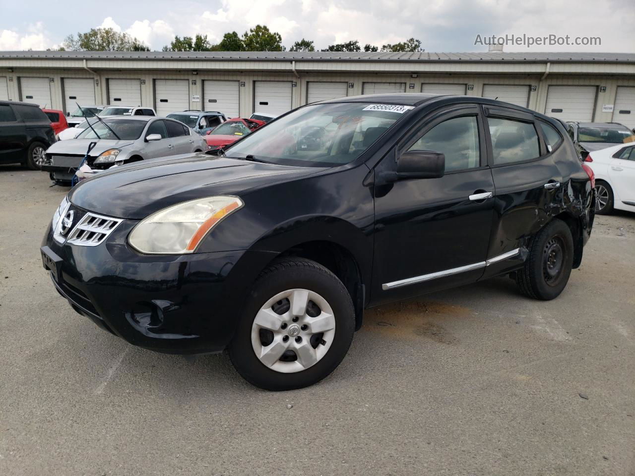 2012 Nissan Rogue S Black vin: JN8AS5MV4CW372805