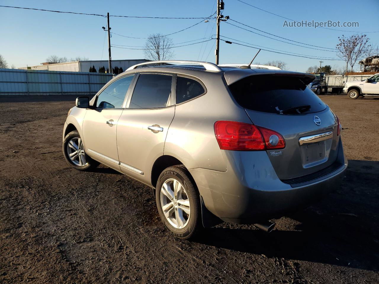 2012 Nissan Rogue S Gray vin: JN8AS5MV4CW373789