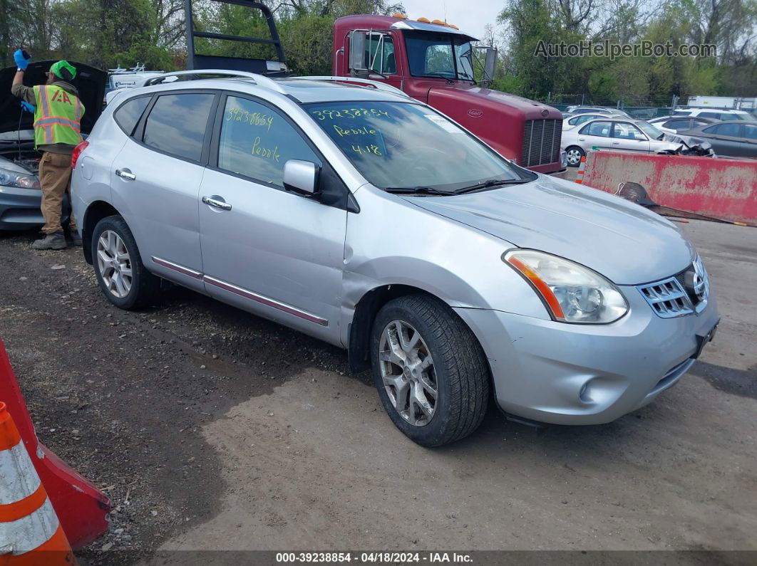 2012 Nissan Rogue Sv W/sl Pkg Silver vin: JN8AS5MV4CW380807