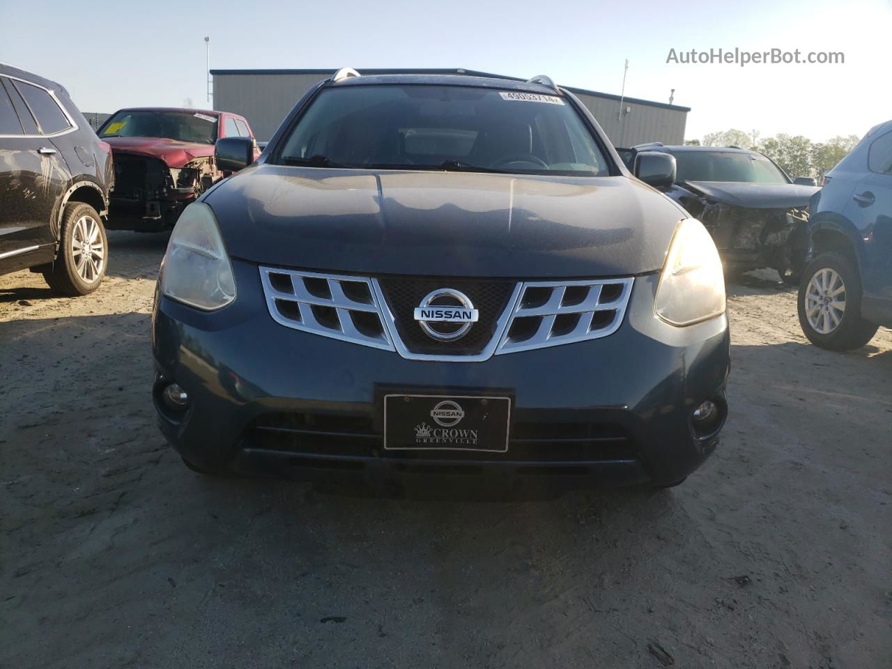 2012 Nissan Rogue S Угольный vin: JN8AS5MV4CW403762