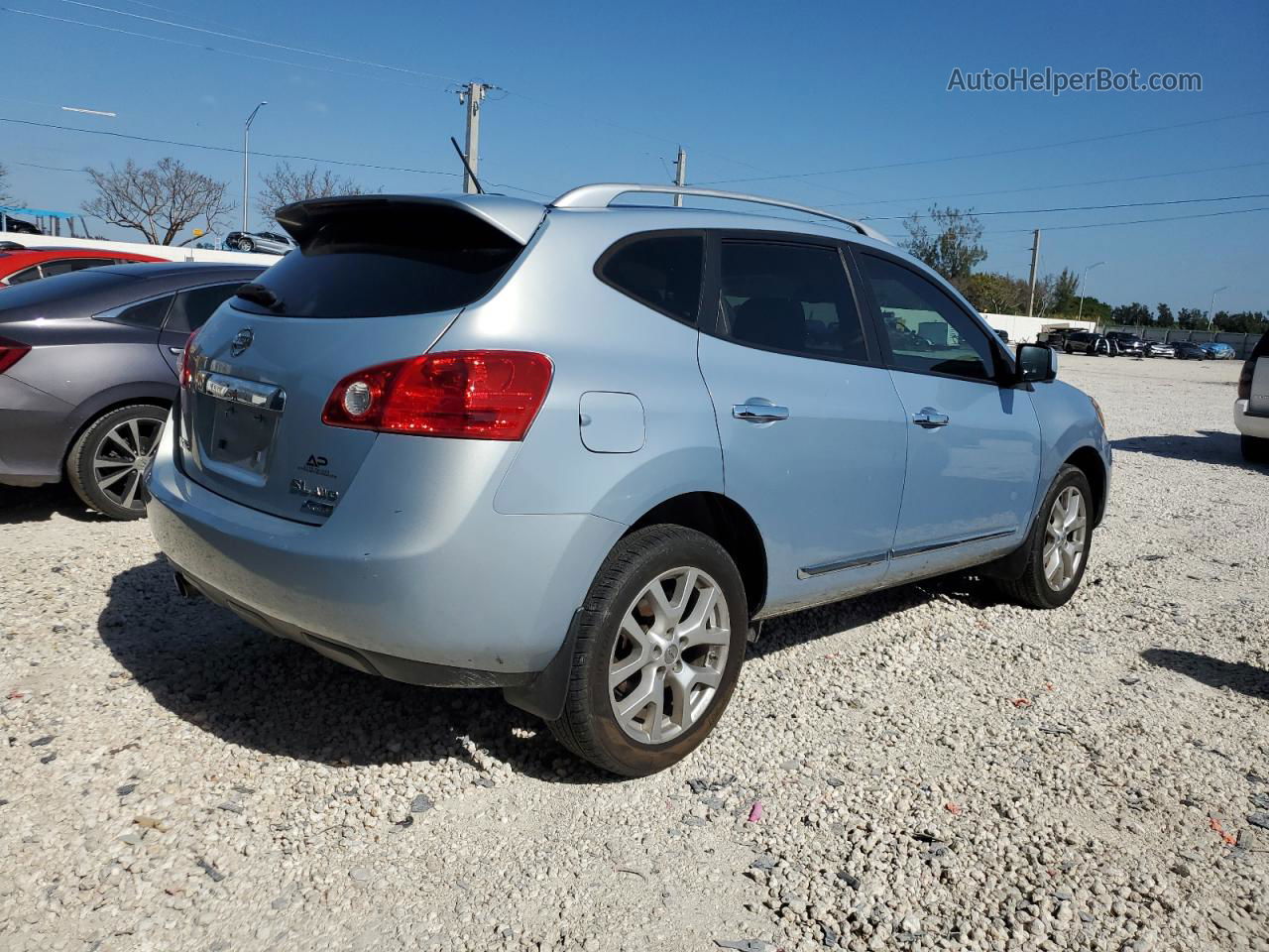 2012 Nissan Rogue S Черный vin: JN8AS5MV4CW414566