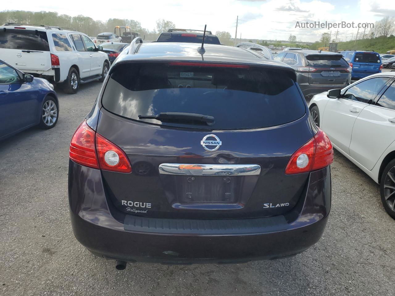 2012 Nissan Rogue S Фиолетовый vin: JN8AS5MV4CW415667