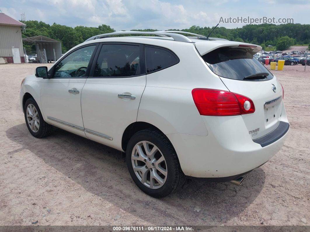 2012 Nissan Rogue Sv W/sl Pkg White vin: JN8AS5MV4CW418021