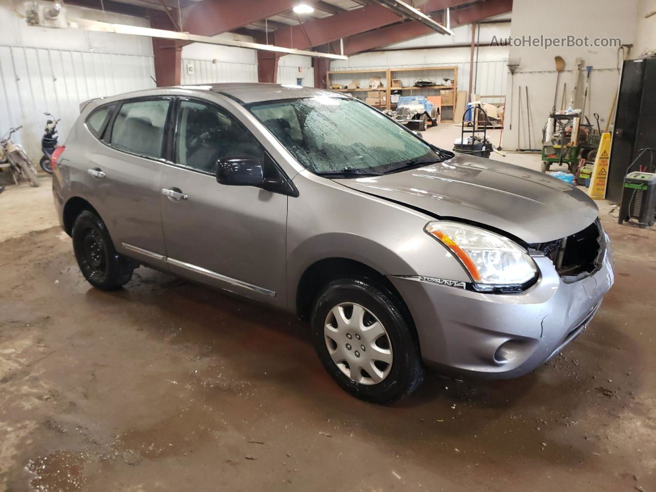 2012 Nissan Rogue S Gray vin: JN8AS5MV4CW421405