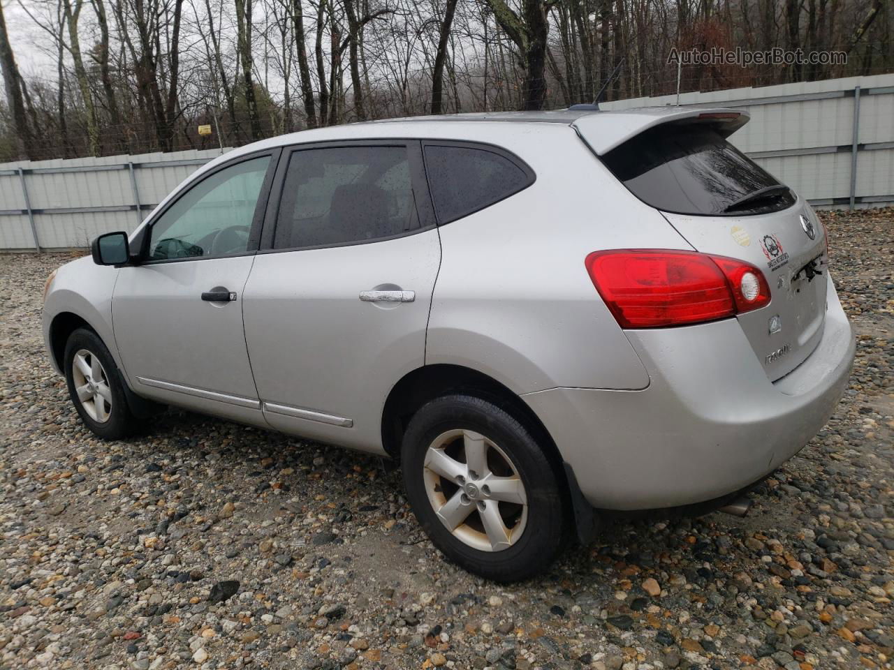 2012 Nissan Rogue S Silver vin: JN8AS5MV4CW703110