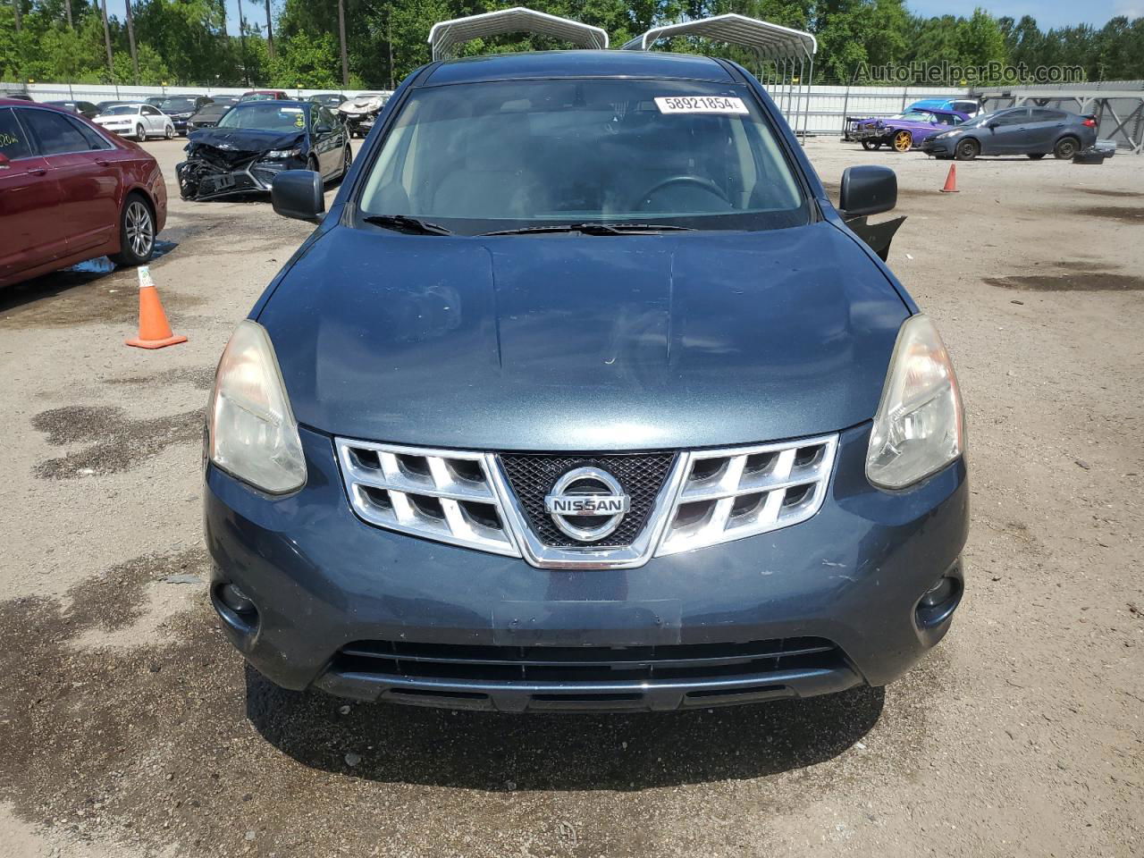 2012 Nissan Rogue S Синий vin: JN8AS5MV4CW707464