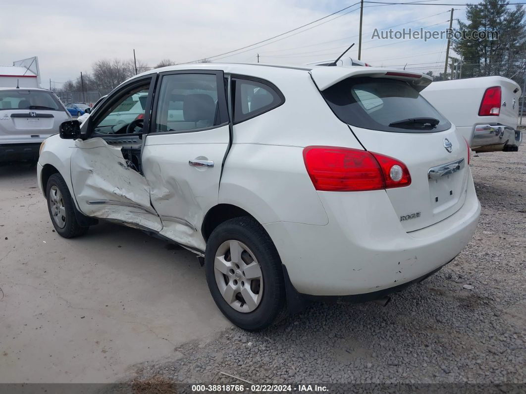 2012 Nissan Rogue S White vin: JN8AS5MV5CW371792