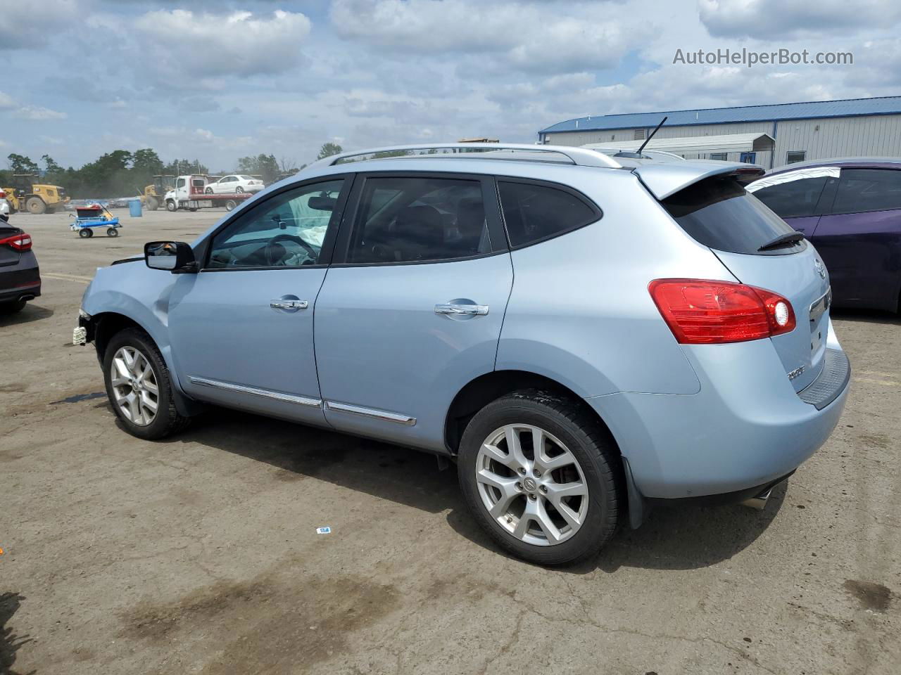 2012 Nissan Rogue S Blue vin: JN8AS5MV5CW380802