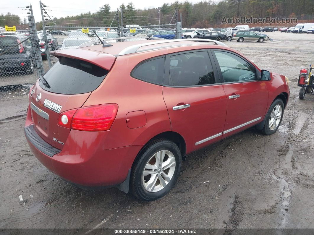 2012 Nissan Rogue Sv Red vin: JN8AS5MV5CW392321