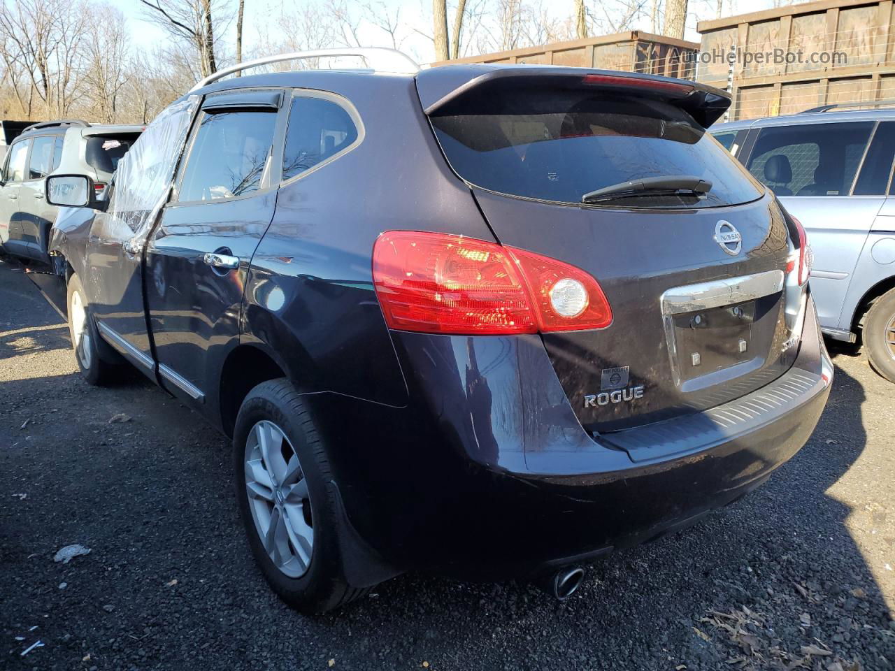 2012 Nissan Rogue S Purple vin: JN8AS5MV5CW394148