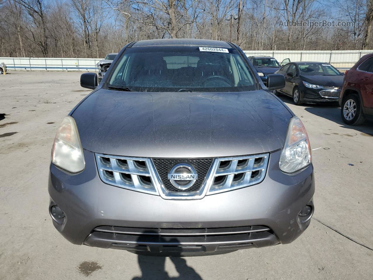 2012 Nissan Rogue S Gray vin: JN8AS5MV5CW408355