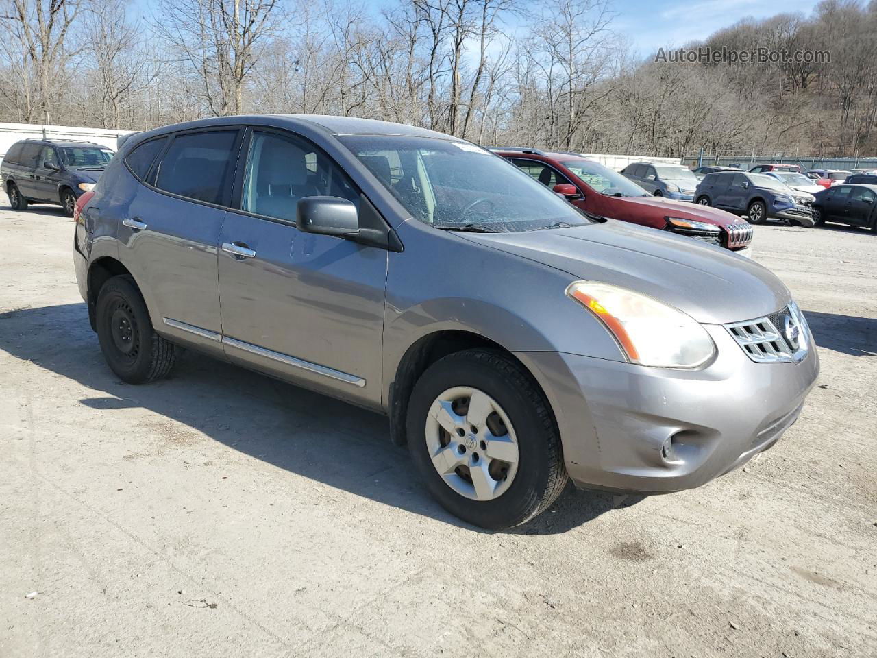 2012 Nissan Rogue S Gray vin: JN8AS5MV5CW408355