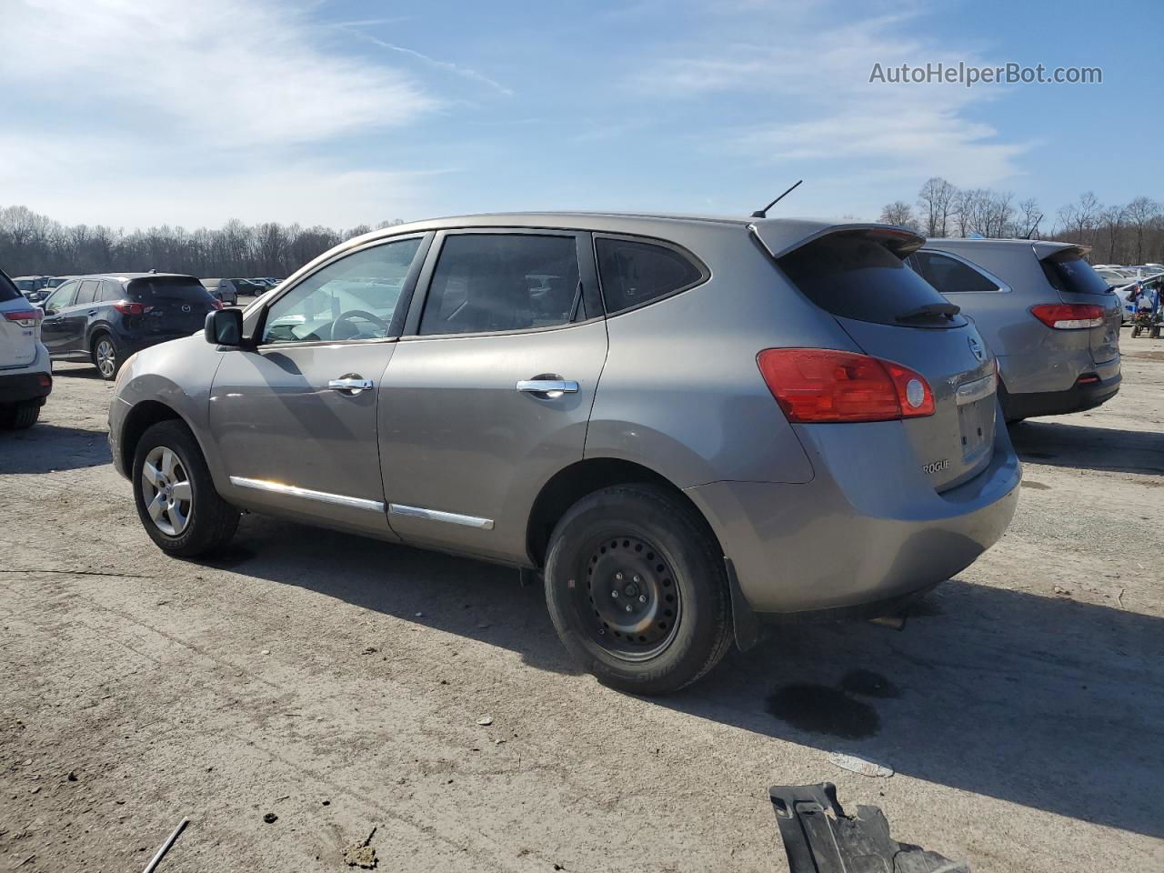 2012 Nissan Rogue S Gray vin: JN8AS5MV5CW408355