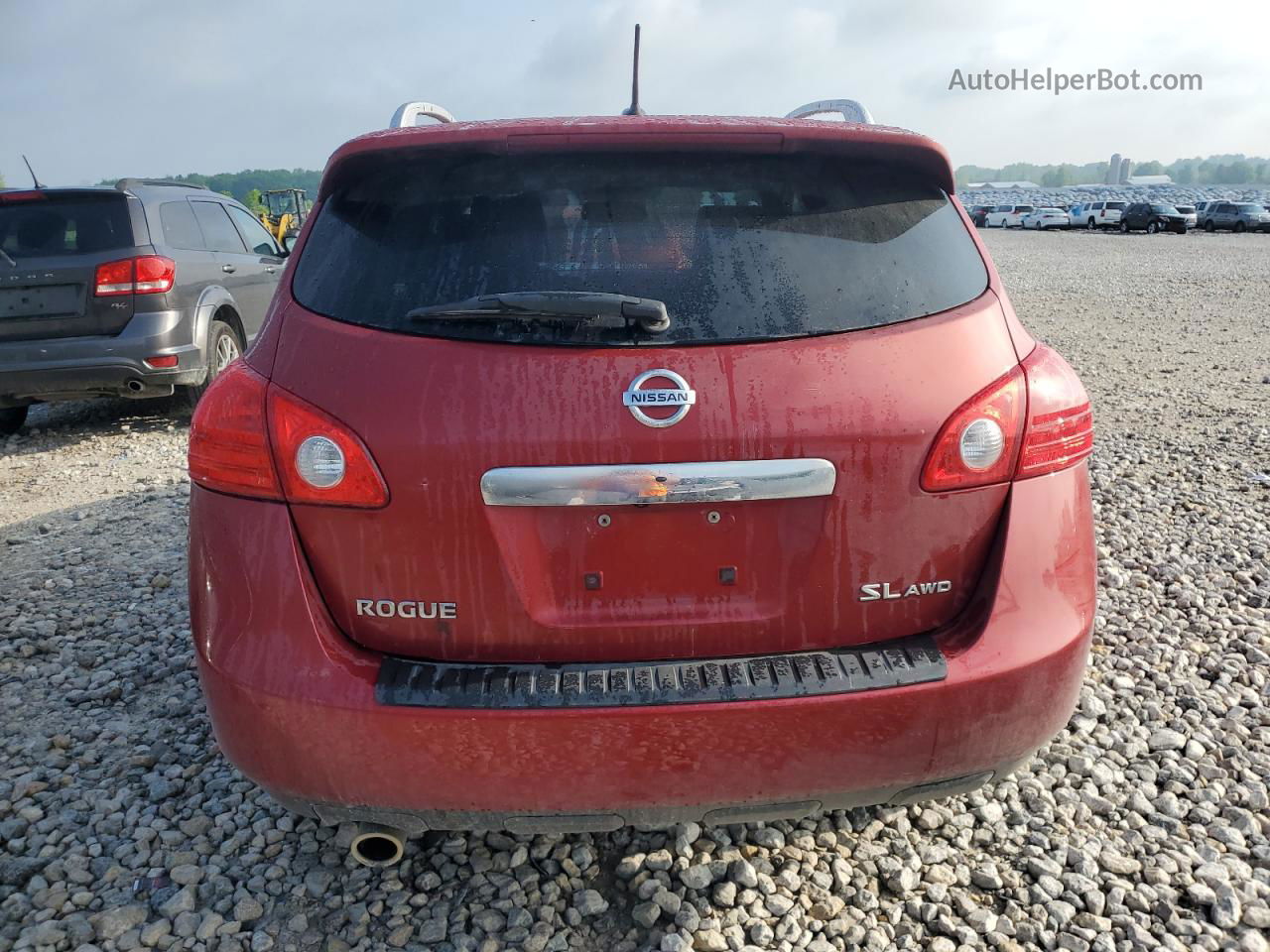 2012 Nissan Rogue S Burgundy vin: JN8AS5MV5CW409263