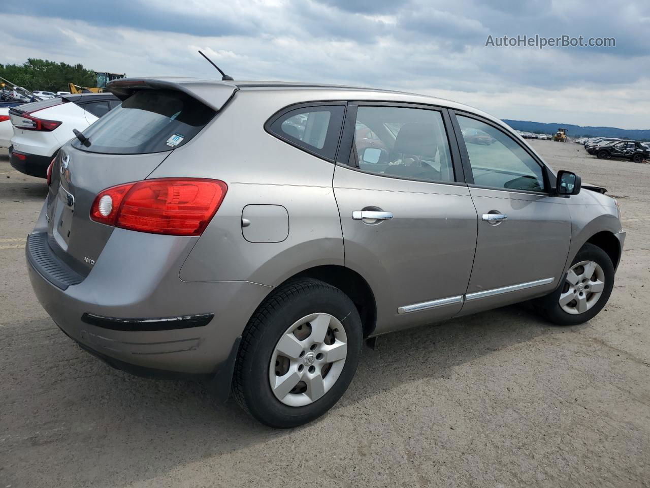 2012 Nissan Rogue S Silver vin: JN8AS5MV5CW409621