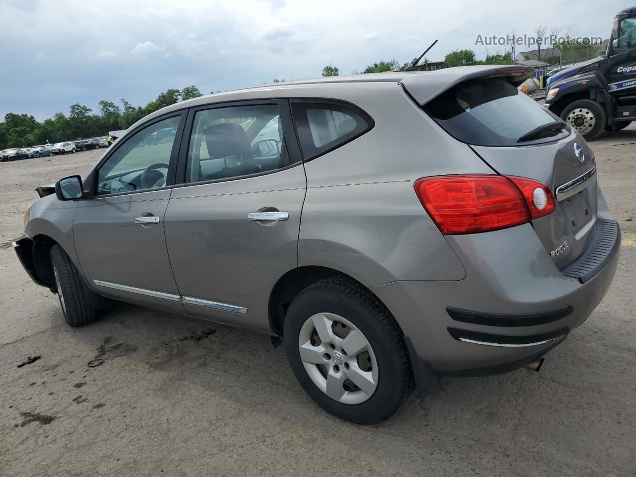 2012 Nissan Rogue S Silver vin: JN8AS5MV5CW409621