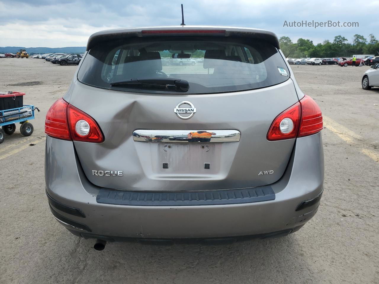 2012 Nissan Rogue S Silver vin: JN8AS5MV5CW409621