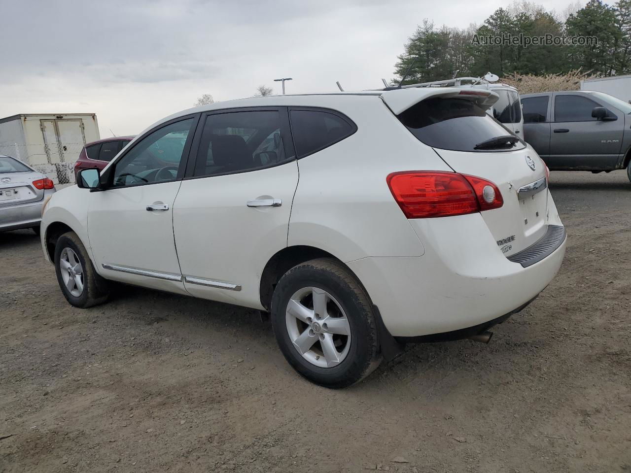 2012 Nissan Rogue S Белый vin: JN8AS5MV5CW413829