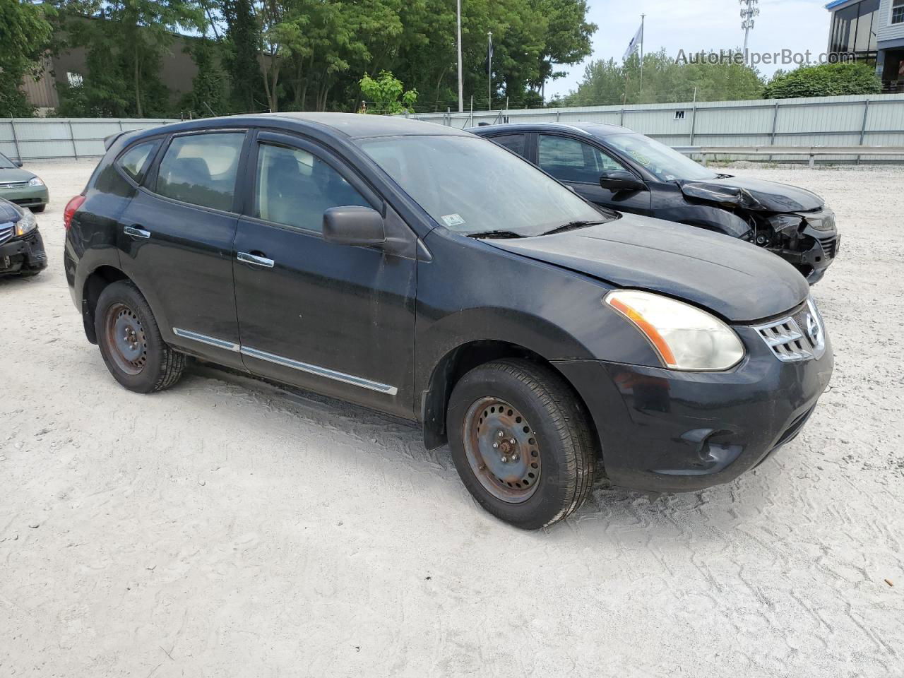 2012 Nissan Rogue S Black vin: JN8AS5MV5CW706596