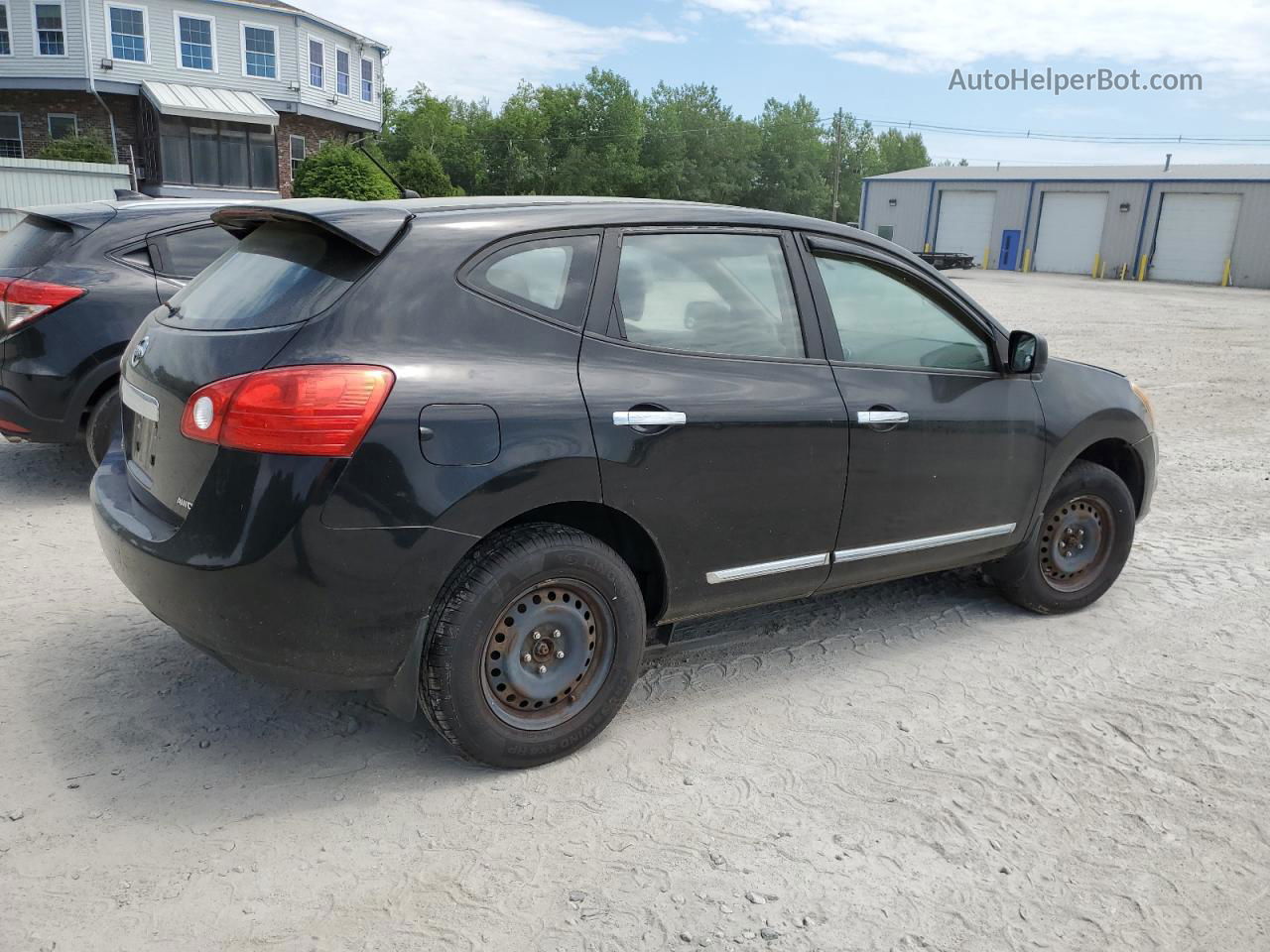 2012 Nissan Rogue S Black vin: JN8AS5MV5CW706596