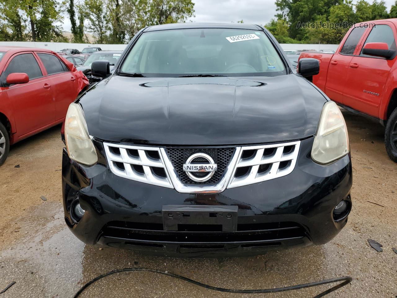 2012 Nissan Rogue S Черный vin: JN8AS5MV5CW709207