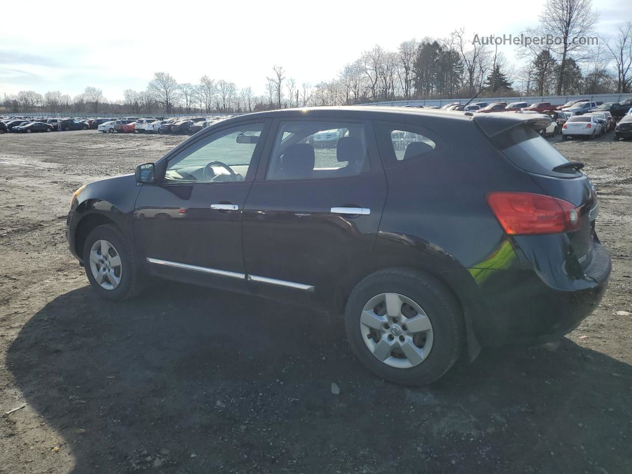 2012 Nissan Rogue S Черный vin: JN8AS5MV5CW711944