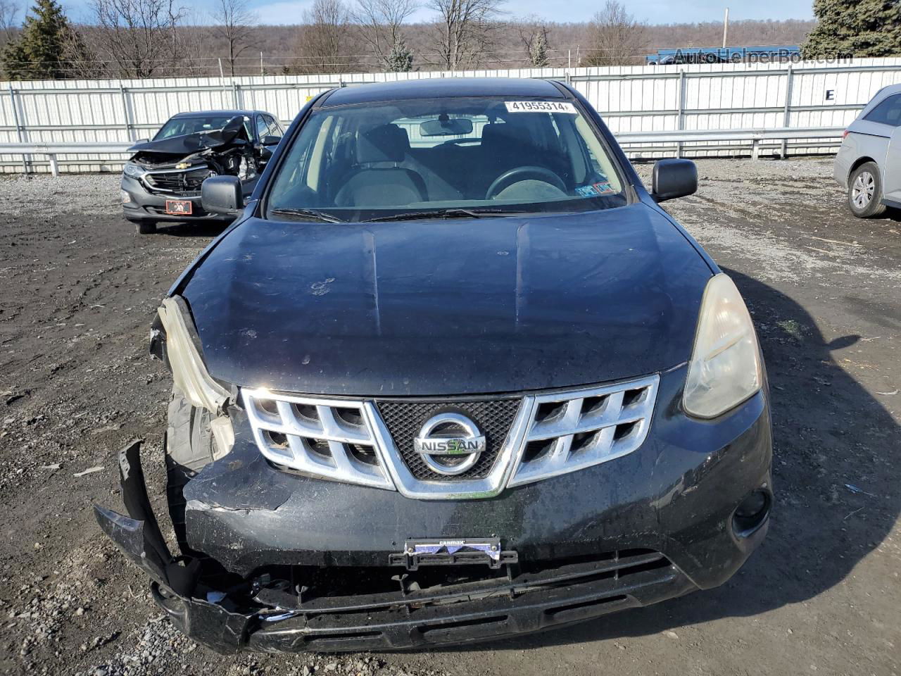 2012 Nissan Rogue S Черный vin: JN8AS5MV5CW711944