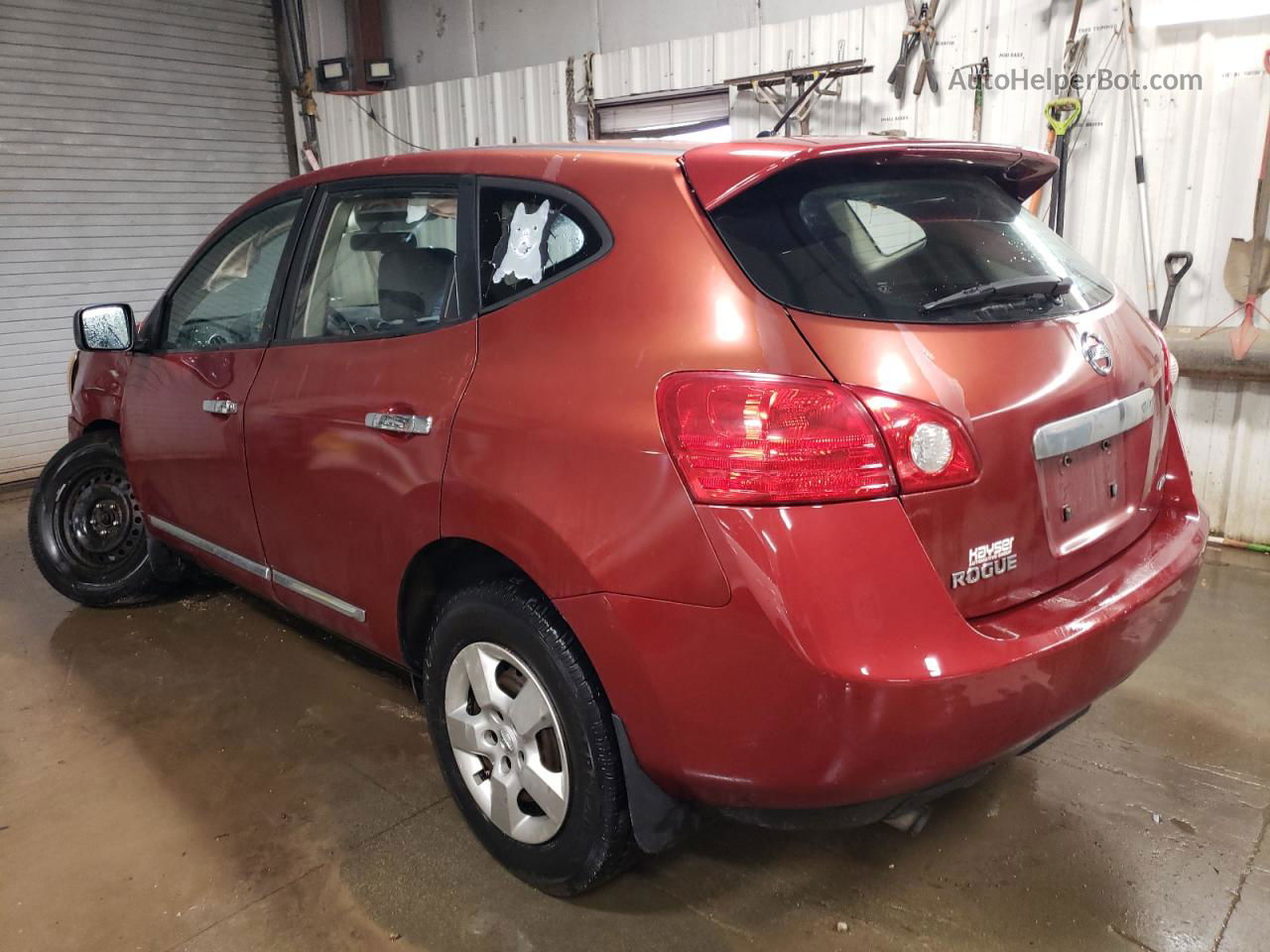 2012 Nissan Rogue S Orange vin: JN8AS5MV6CW356878