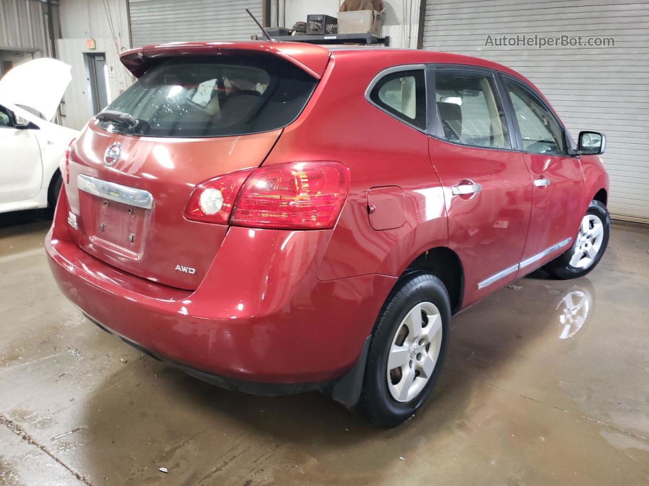 2012 Nissan Rogue S Orange vin: JN8AS5MV6CW356878